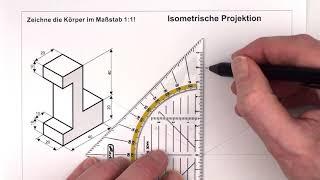 Isometrische Projektion - 1. Übung - 1. Körper