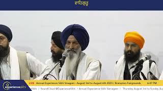 Bhai Gursharan Singh Ji Bhai Hari Singh Ji UK(Damdami Taksal) - Day 4 - Experience Sikhi Smagam 2023