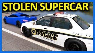 BeamNG Online : Stolen Supercar!!