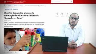 EDUCACIÓN A DISTANCIA - APRENDE DESDE CASA