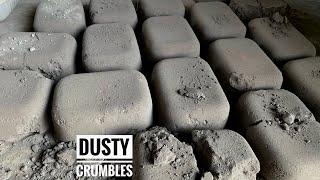 ASMR-DustiestAnd Softest Charcoal Sand Bricks Dry Crumble and DustPlay.