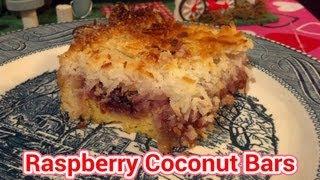 Raspberry Coconut Bars : Trailer Park Cooking Show