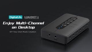 DigitalLife U2AUDIO7-1 7.1 External USB Sound Card - Windows 11