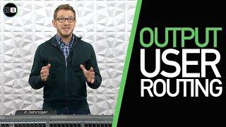 Behringer X32 User Output Routing