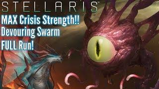Stellaris | Devouring Swarm + MAX crisis strength FULL Playthrough!