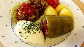 Türkische Küche - Gefüllte Paprika - Biber Dolması