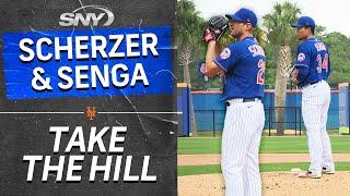 Max Scherzer and Kodai Senga take the mound and throw some heat during live BP at Mets camp | SNY