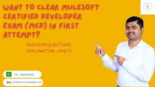 MULESOFT CERTIFIED DEVELOPER - MCD EXAM QUESTIONS - PART1