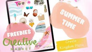 Summer Stickers and Freebies| Get your hands on these awesome stickers| CreateKingdomPlans