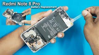 Xiaomi Redmi Note 8 Pro Battery Replacement || How to Remove Redmi Note 8 Pro  battery