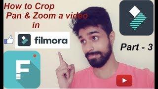 How to crop & resize video in Filmora editing software