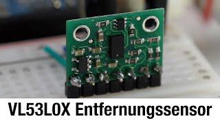 VL53L0X ToF Sensor Laser Entfernungsmessung am Arduino