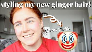 MAKING MY GINGER HAIR PRETTY *5 MENTAL BREAKDOWNS LATER*