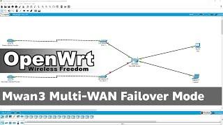 OpenWRT - Configure Multiwan Failover with mwan3