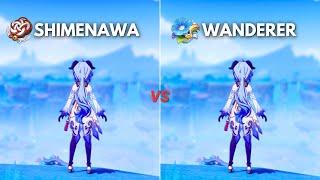 Wanderer vs Shimenawa!! Best Build for C0 GANYU?? [ Genshin Impact ]