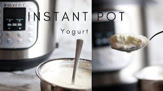 Instant Pot Yogurt | Instant Pot Yogurt Indian Style | Instant Pot Thick And Creamy Yogurt  | Dahi