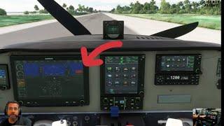 FlySimWare Sierra C24R Checking out all Avionics Variance of Plane MSFS