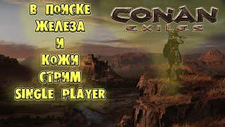 Поищем железо и кожу приключения Conan Exiles одиночная игра СТРИМ