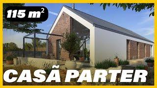 Proiect Casa parter 115 mp - Casa cu 4 dormitoare