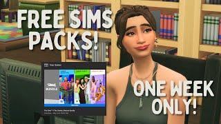 (expired) FREE SIMS PACKS! How to get them for the EA App |  The Sims 4