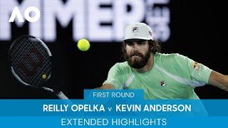 Reilly Opelka v Kevin Anderson Extended Highlights (1R) | Australian Open 2022