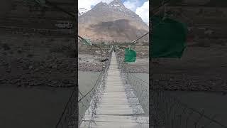 Pin valley at Sagnam bridge in spiti valley