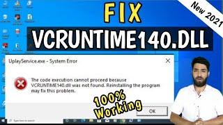 Vcruntime140.dll missing Error on windows 10 Fix | Vcruntime140.dll was not found | 2021