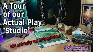 Behind the Scenes | First Look At Our RPG Actual Play Studio!