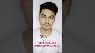 Top 5 Government Jobs after B.Pharma #jobs #govtjobs #bpharma #beingpharmacist #shorts