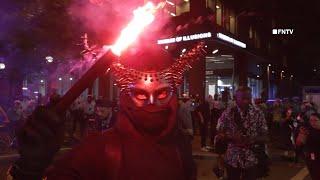 MASSIVE CHAOS outside Harris Trump Debate as Protesters PUSH against police in Philadelphia