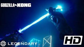 Godzilla vs Kong (2021) FULL HD 1080p - apex facility scene | Hong kong battle legendary movie clips