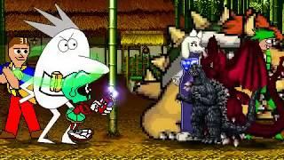 Team Jeymis Peixoto vs Team King Goji64 MUGEN BATTLE