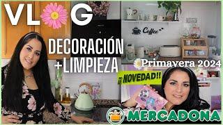 SPRING/VLOG DECORACIÓN Y LIMPIEZA DE PRIMAVERA DE MI COCINA+MAQUILLAJE MANGA