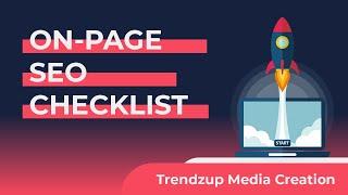 On - Page SEO Checklist 2021 | SEO On - Page Checklist 2021