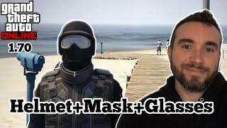 How to Glitch/Merge Helmet + Mask + Glasses on GTA Online PC version 1.70