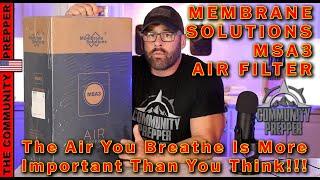 MEMBRANE SOLUTIONS MSA3 AIR PURIFIER.  Unboxing, Setup and FAQ's