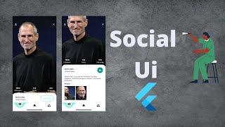 Social UI with Flutter using Sliding Up Panel | بالعربي