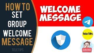 How To Add Buttons To Group Welcome Message | Latest Full Tutorial