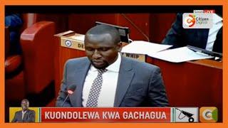 Senate to hear Gachagua impeachment motion on plenary on Wednesday and Thursday next week