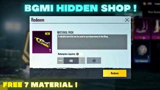  Free Direct 7 Material In Bgmi & Pubg | How To Get Free Materials In Bgmi | Bgmi Free Uc Trick !