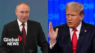 "Of course I saw it": Putin comments on US presidential debate