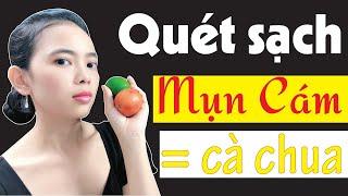 CÁCH TRỊ MỤN CÁM BẰNG CÀ CHUA giúp QUÉT SẠCH mụn cám và các loại mụn ẩn dưới da