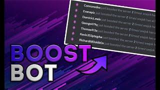 NEW FREE Server Boosting Bot is Insane 2024 | How To Use It