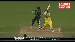 Raza Hassan  excellent spell vs Australia on debut_Great bowling #cricket #classic