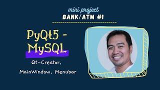 PyQt5-MySQL #1: Qt-Creator, MainWindow, MenuBar