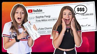 My First YOUTUBE Paycheck & How I Spent It w/ Piper Rockelle **EMOTIONAL** | Sophie Fergi