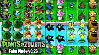 Plants vs Zombies Fake Mode v0.23 | Wild Flower, Poseidon, Ninja Star, Gun Zombie & More | Download