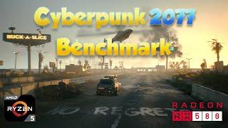 Cyberpunk 2077 - Benchmark | RX 580 + Ryzen 5 1600  (Patch 1.04)