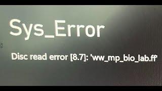 Fix Disc Read error [8.7]: 'ww_mp_bio_lab.ff' In Call of Duty Modern Warfare 2 On Xbox Console