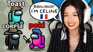 Among Us but i'm a FRENCH GIRL serial killer ROLEPLAY ft. Disguised Toast, CORPSE, Valkyrae & more!